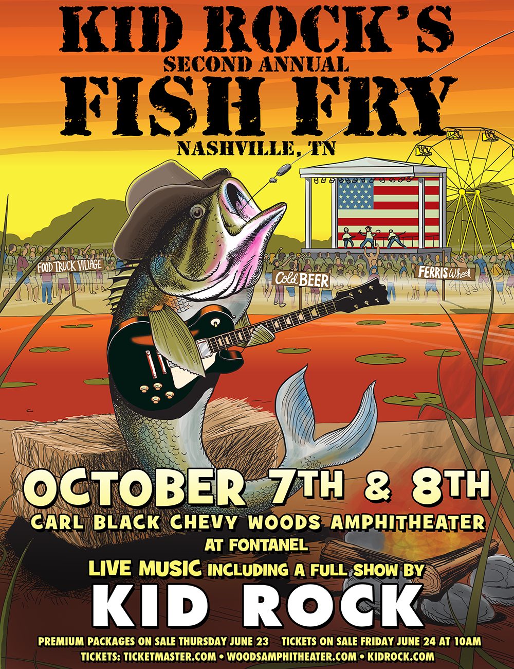 Just Announced: Kid Rock’s 2nd Annual Fish Fry