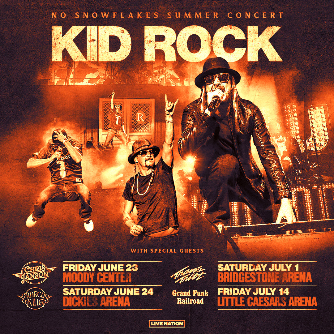 Kid Rock announces four 2023 Arena Dates