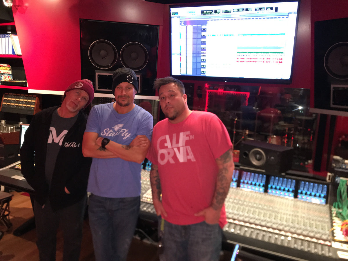 Studio time with Marlon and Uncle Kracker